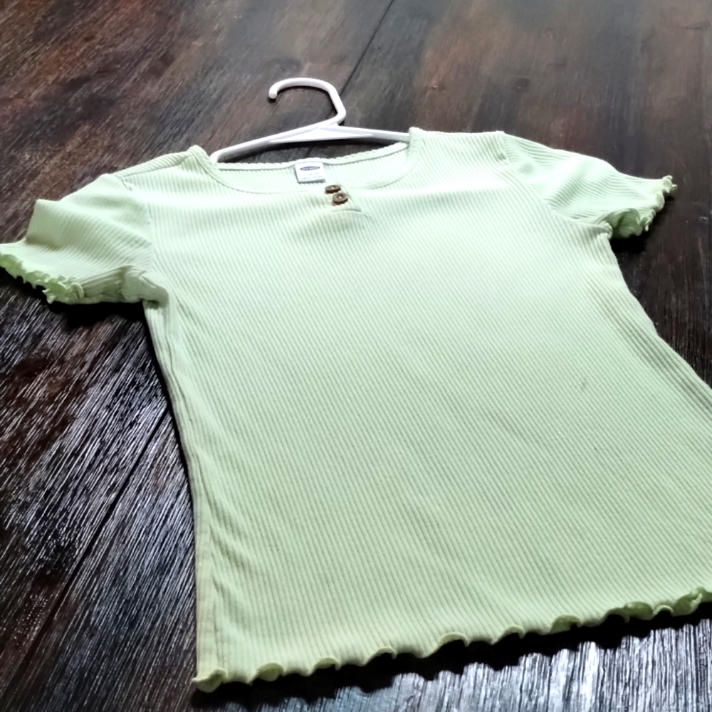 Old Navy, size small, green blouse.